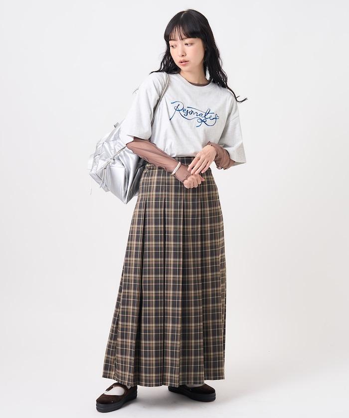 雙層蕾絲短T-shirt