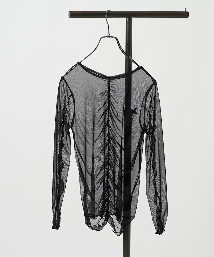 雙層蕾絲短T-shirt