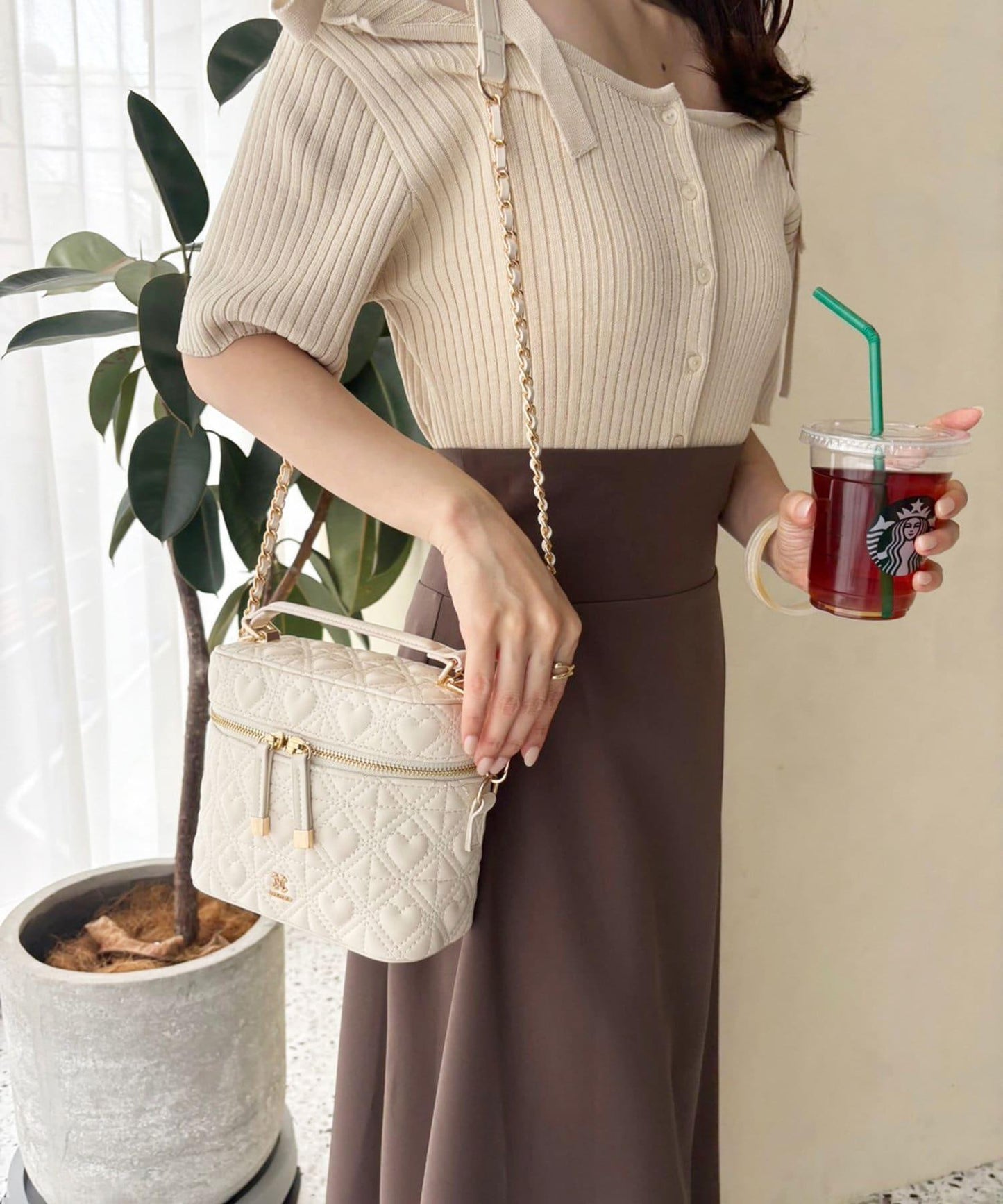 心形拼布化妝包