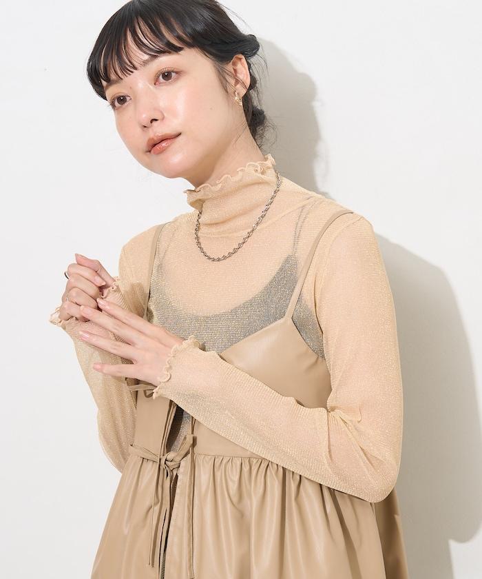 透明閃粉上衣
