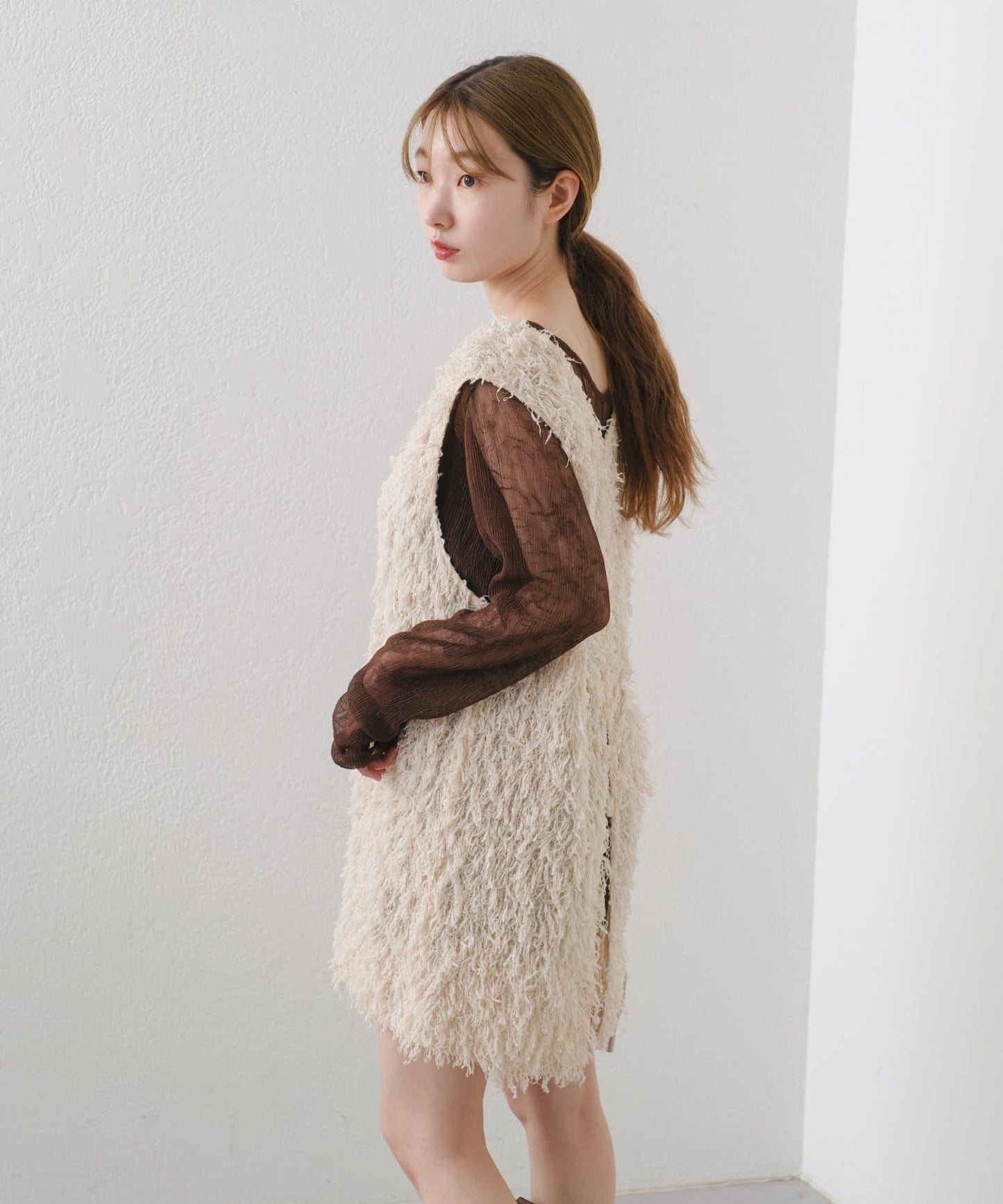 【2024AW】長款羽絨馬甲