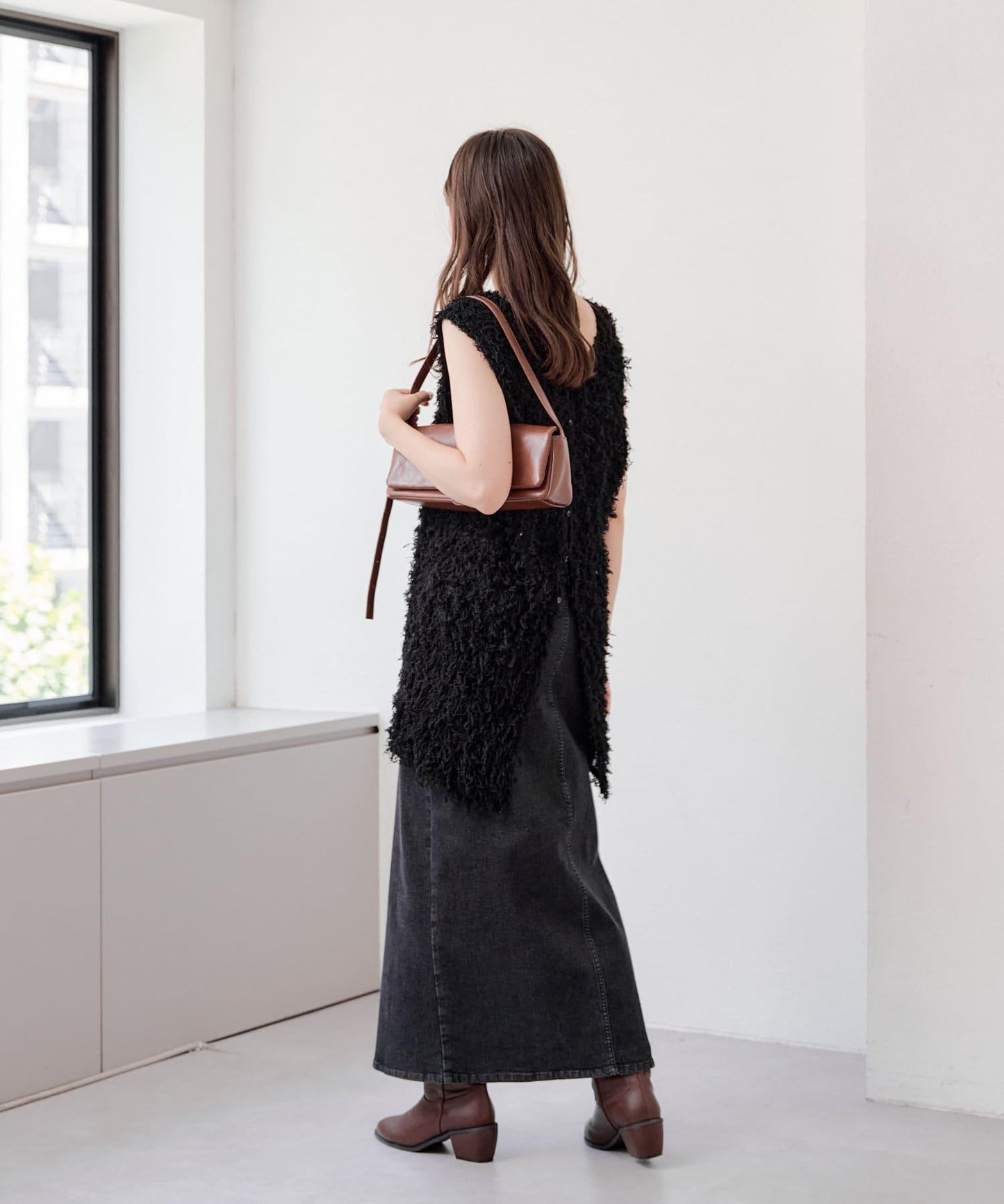 【2024AW】長款羽絨馬甲