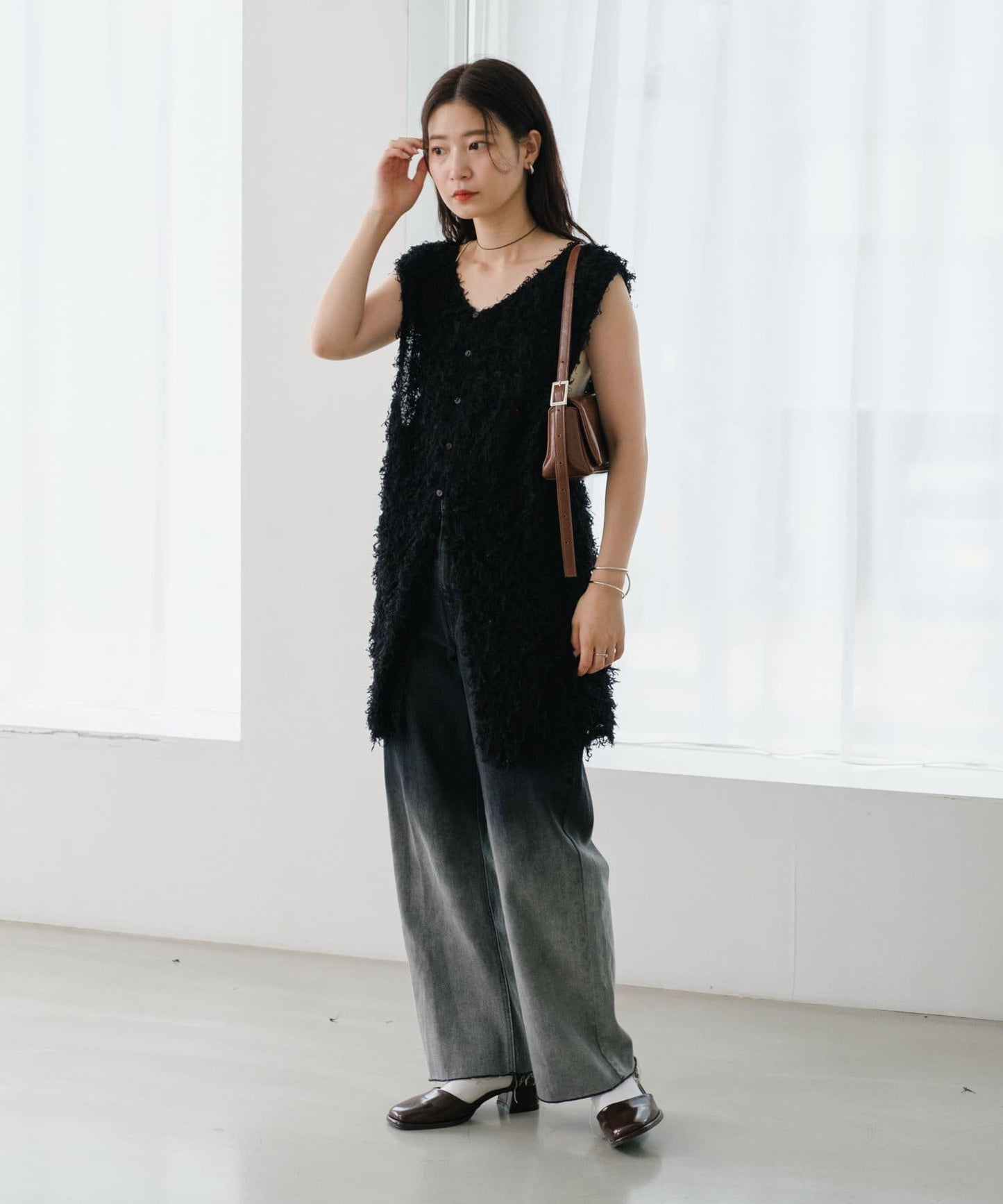 【2024AW】長款羽絨馬甲