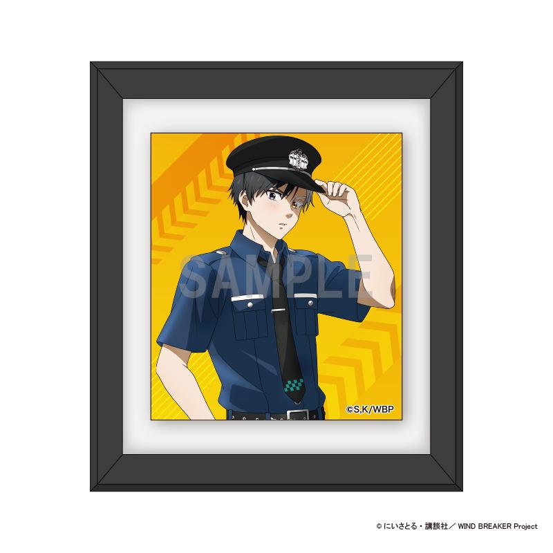 《防風少年》_相框磁鐵 櫻花 遙 警察版