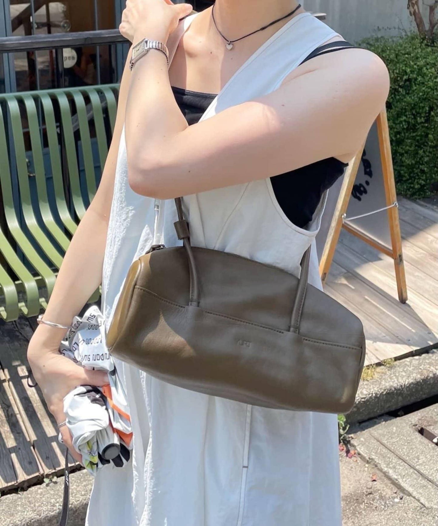 《韓國發/本革/潮流》【YURT(尤爾特)】TOMM盒子肩揹包