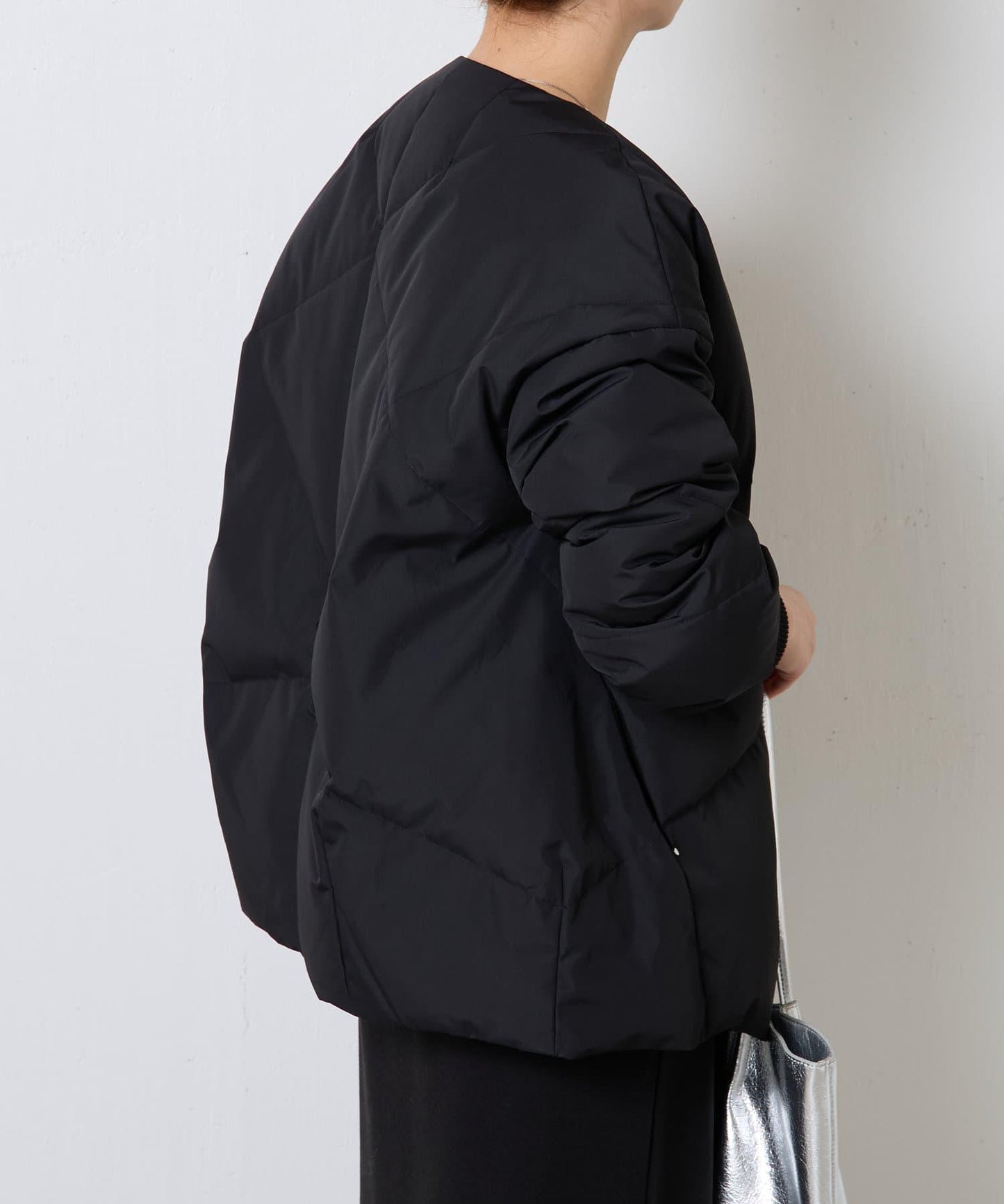 【輕薄外套】無領羽絨服