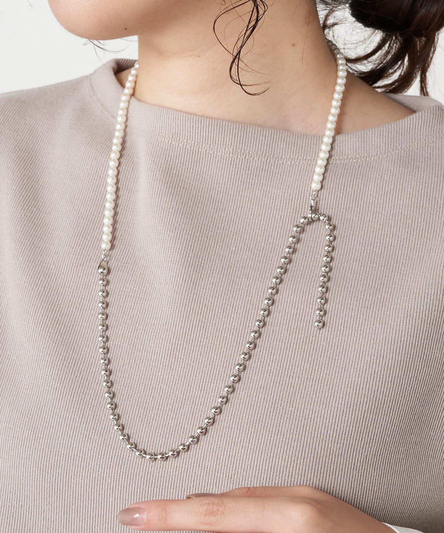 珍珠復古鏈條項鍊