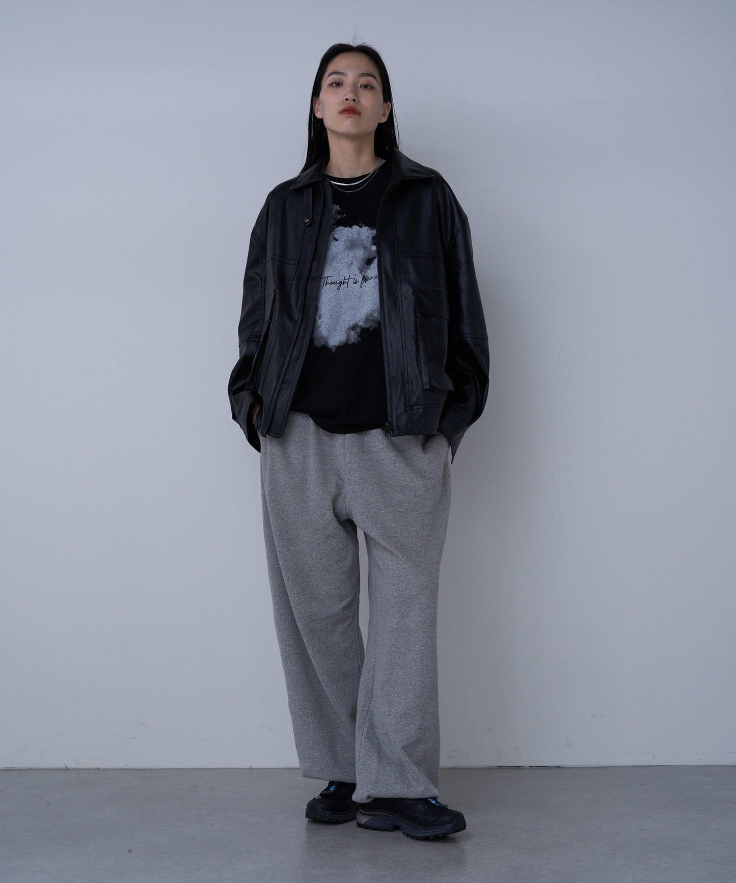 【男女通用】復古仿皮A2飛行夾克