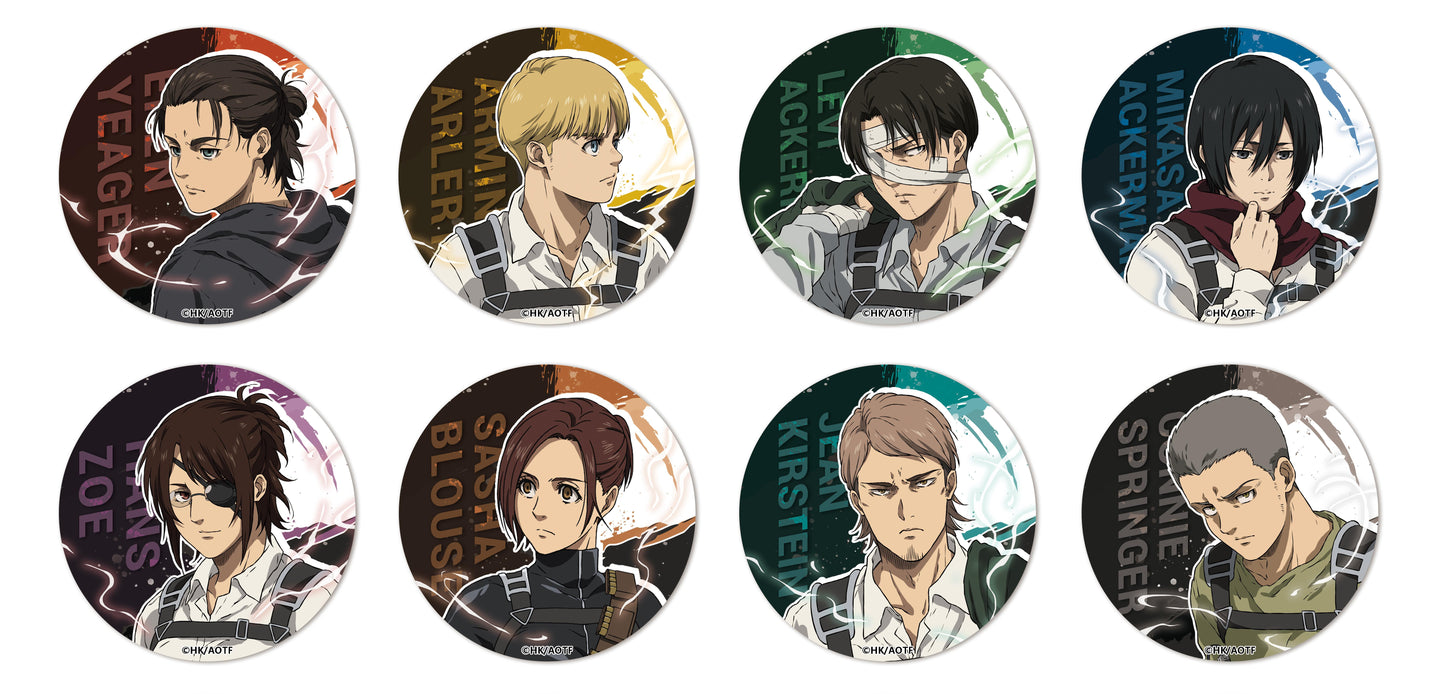 《進擊的巨人》_002_AFORCE×DRAGON HORSE 罐徽章【禮盒/8個裝】