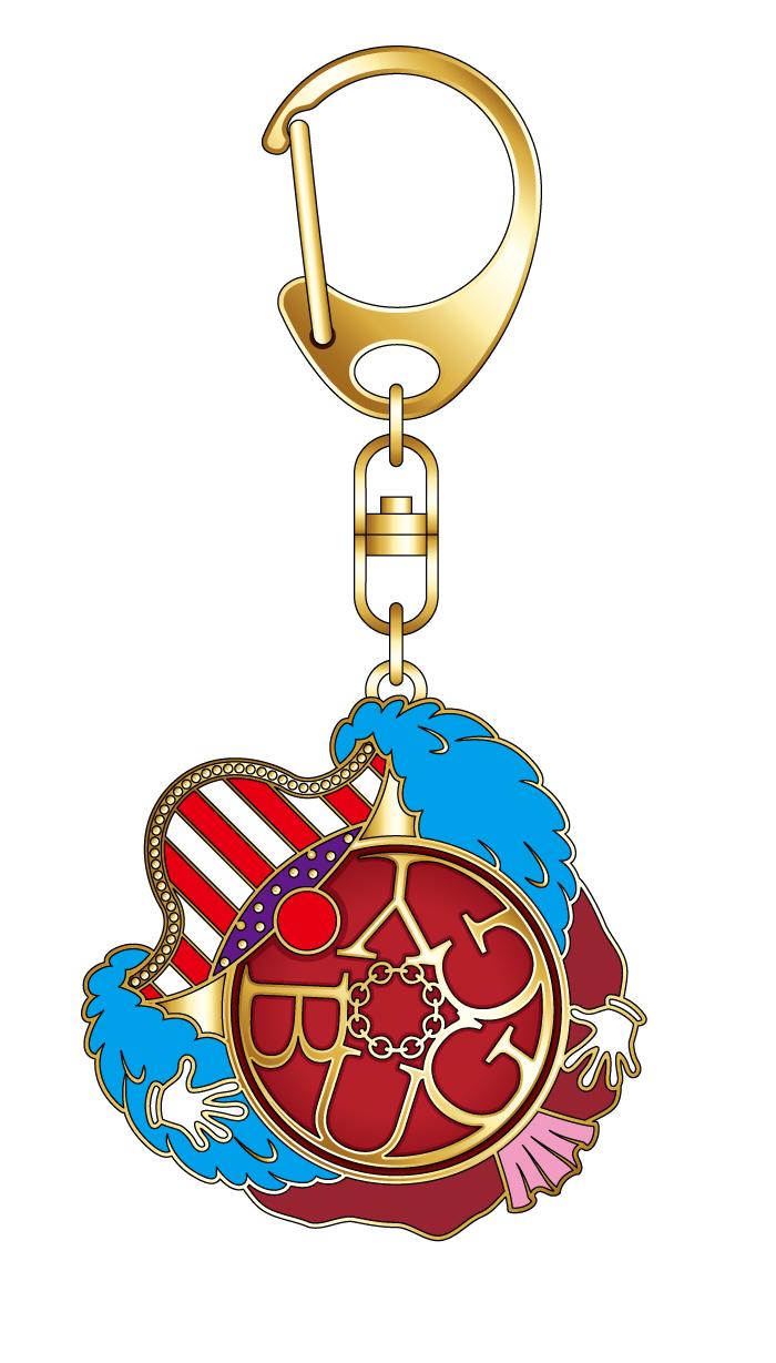 ONE PIECE 符號主題鑰匙扣 巴基