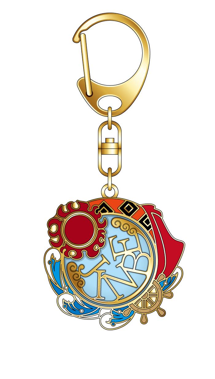 ONE PIECE 符號主題鑰匙扣 甚平