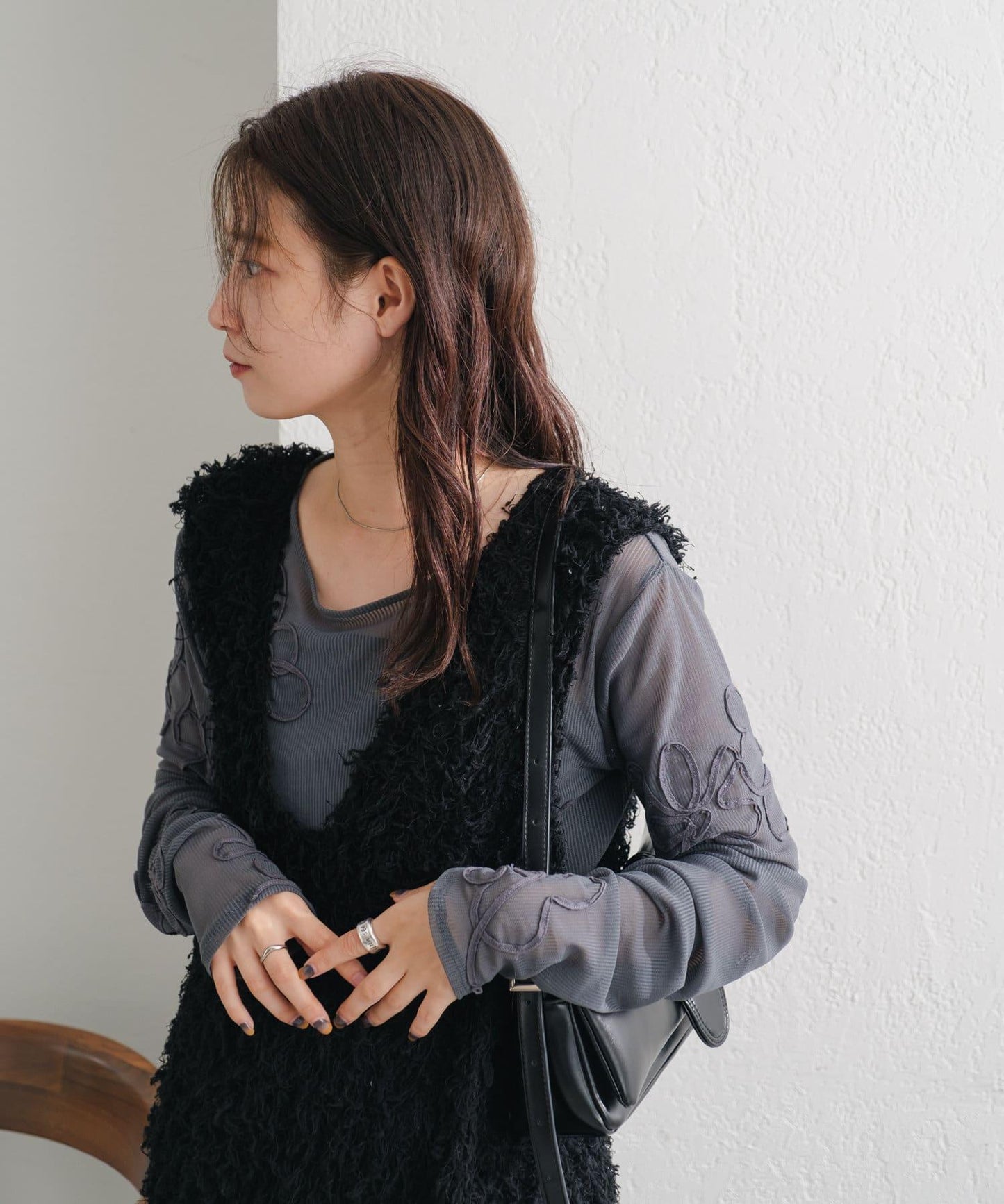【2024AW】長款羽絨馬甲