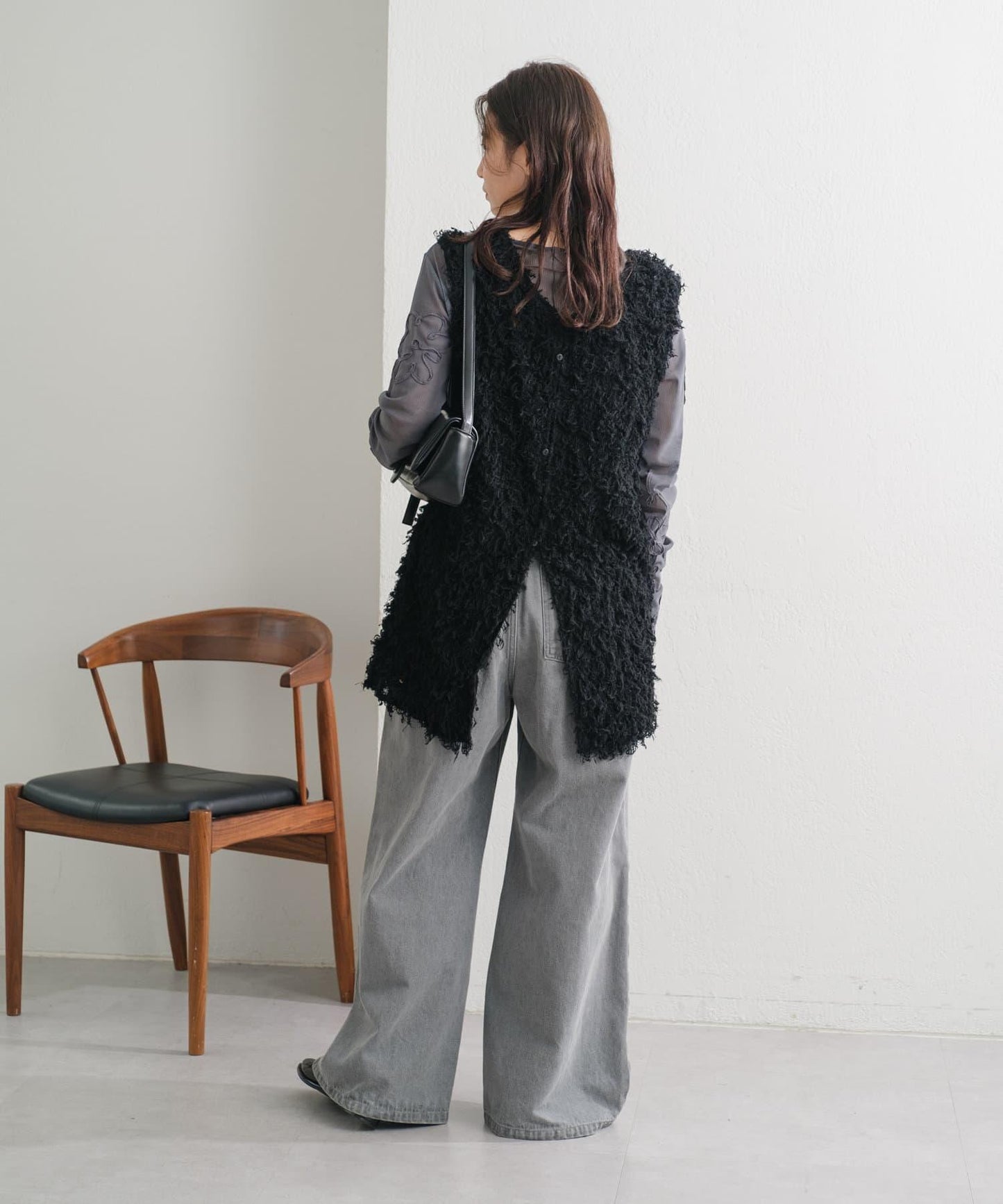 【2024AW】長款羽絨馬甲