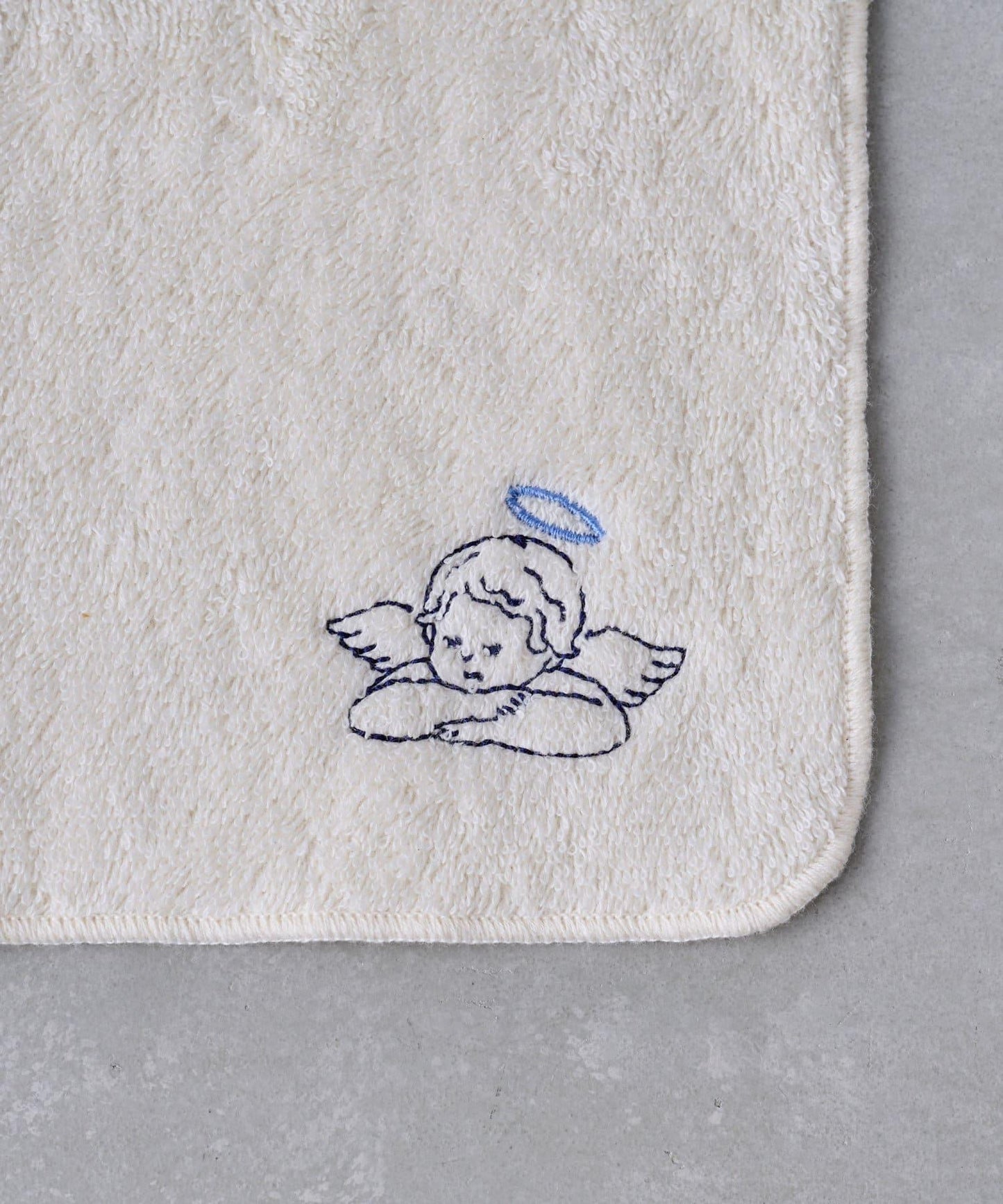 天使與惡魔 刺繡毛巾手帕
