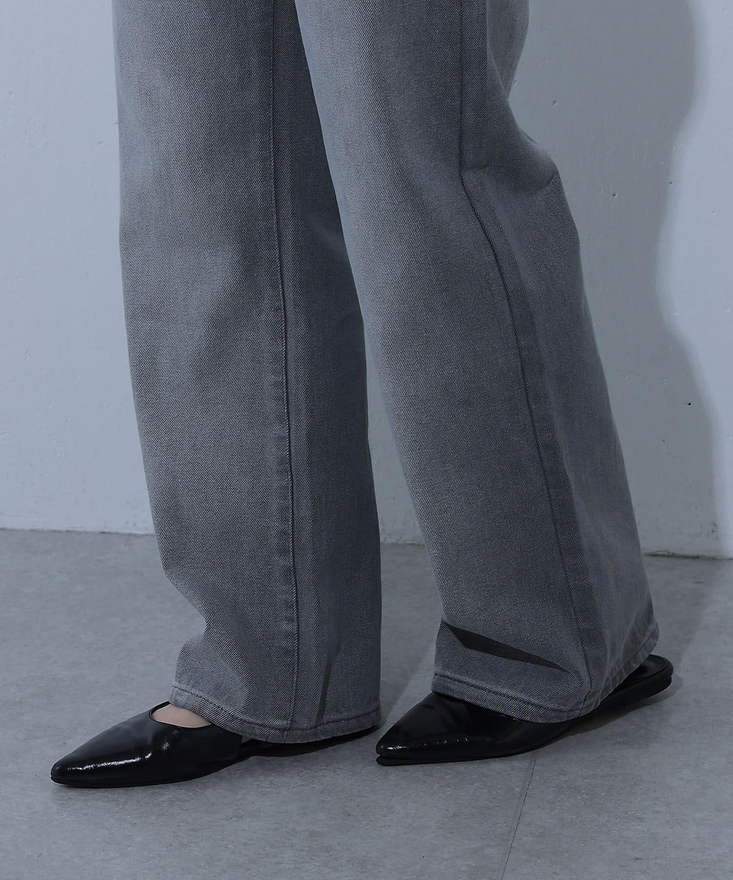 寬鬆直筒牛仔褲