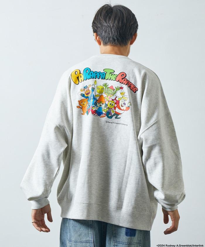 PaRappa the Rapper/《Parappa the Rapper》 聯名 舒適版後背印花 圓領衛衣 {全明星}