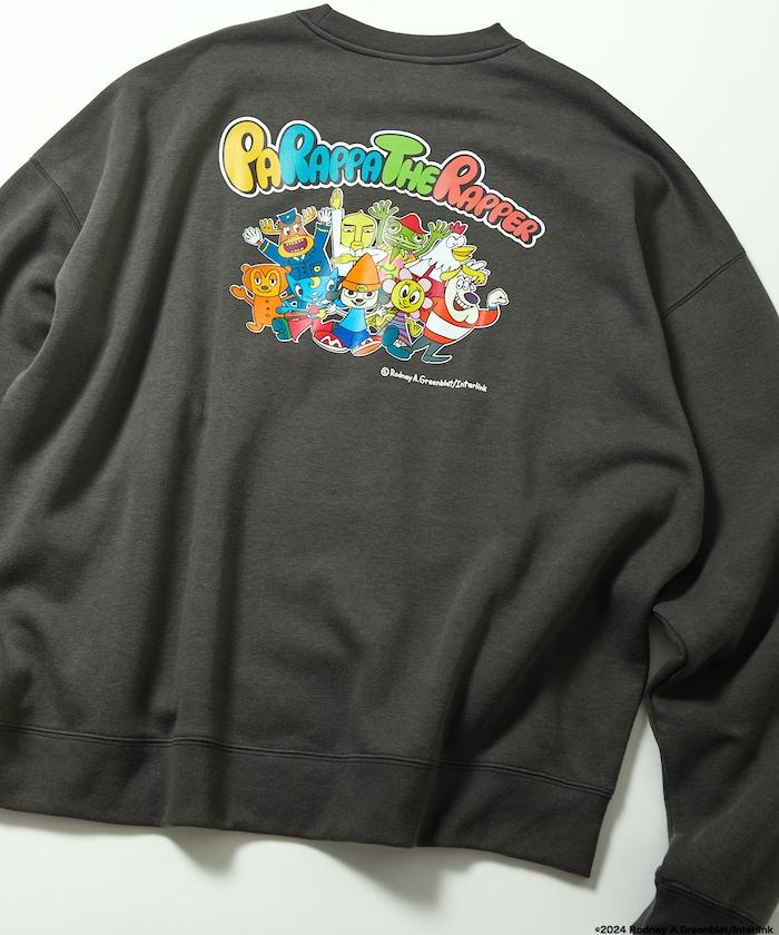 PaRappa the Rapper/《Parappa the Rapper》 聯名 舒適版後背印花 圓領衛衣 {全明星}