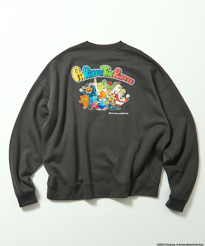 PaRappa the Rapper/《Parappa the Rapper》 聯名 舒適版後背印花 圓領衛衣 {全明星}