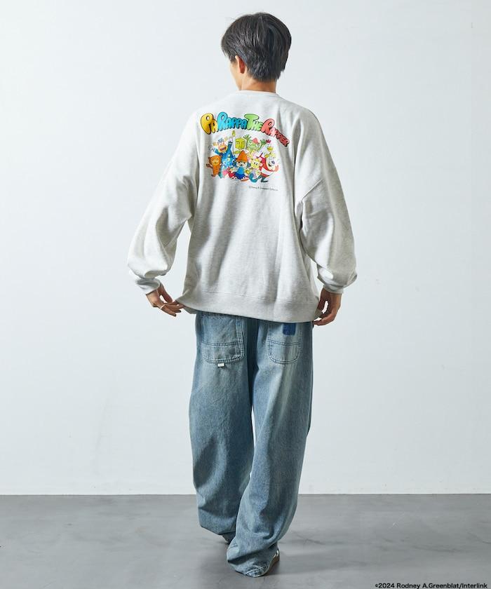 PaRappa the Rapper/《Parappa the Rapper》 聯名 舒適版後背印花 圓領衛衣 {全明星}