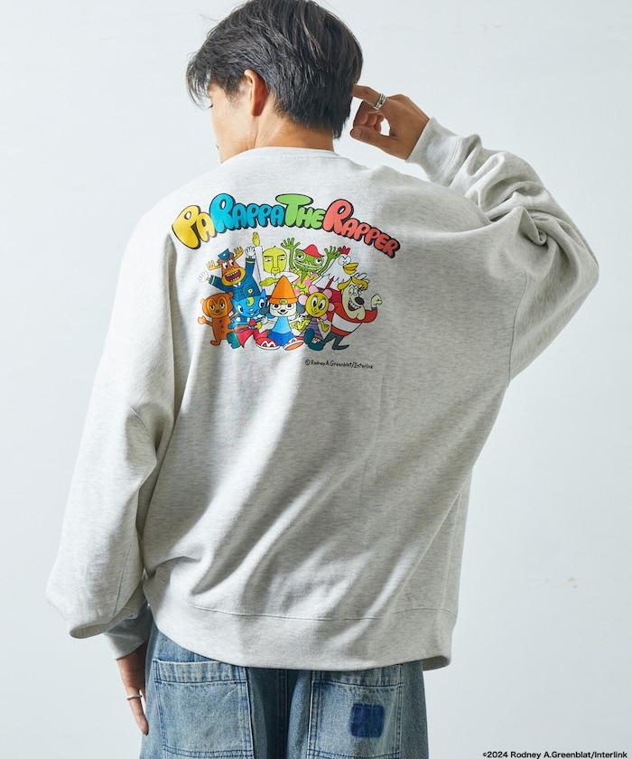 PaRappa the Rapper/《Parappa the Rapper》 聯名 舒適版後背印花 圓領衛衣 {全明星}