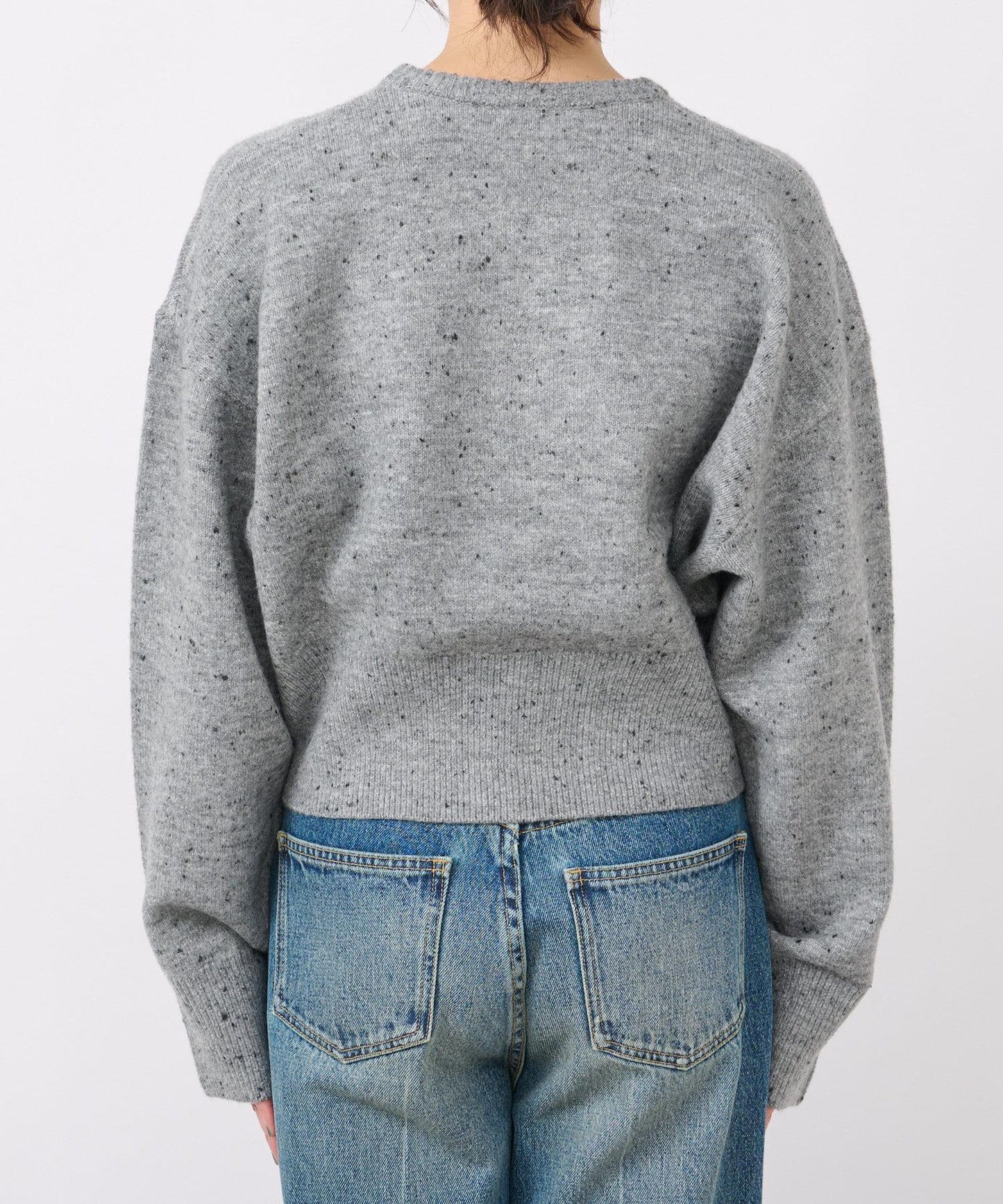 【可當開衫穿的】短款拉鍊針織衫