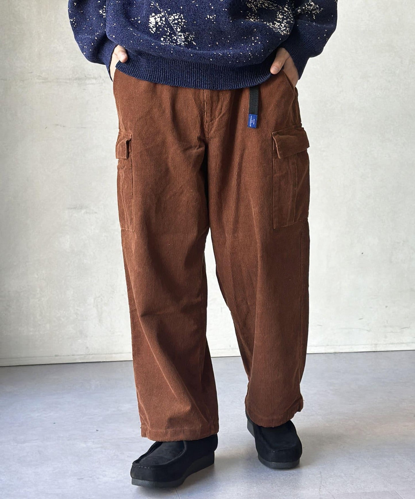 【GERRY】燈芯絨工裝褲