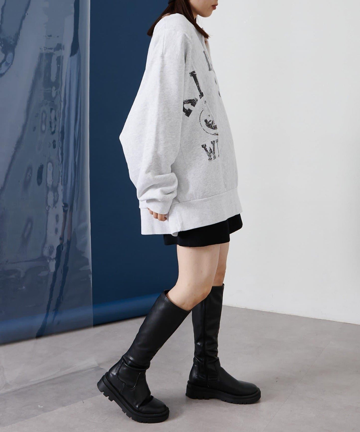 【etsinta/艾欣塔】改艊水手領學院風運動衫