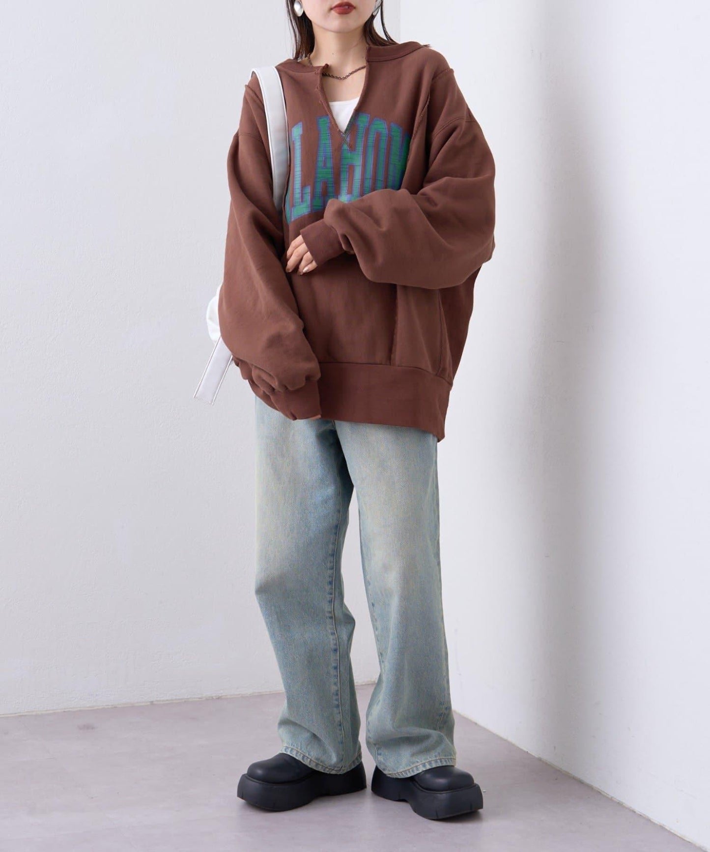 【etsinta/艾欣塔】改艊水手領學院風運動衫