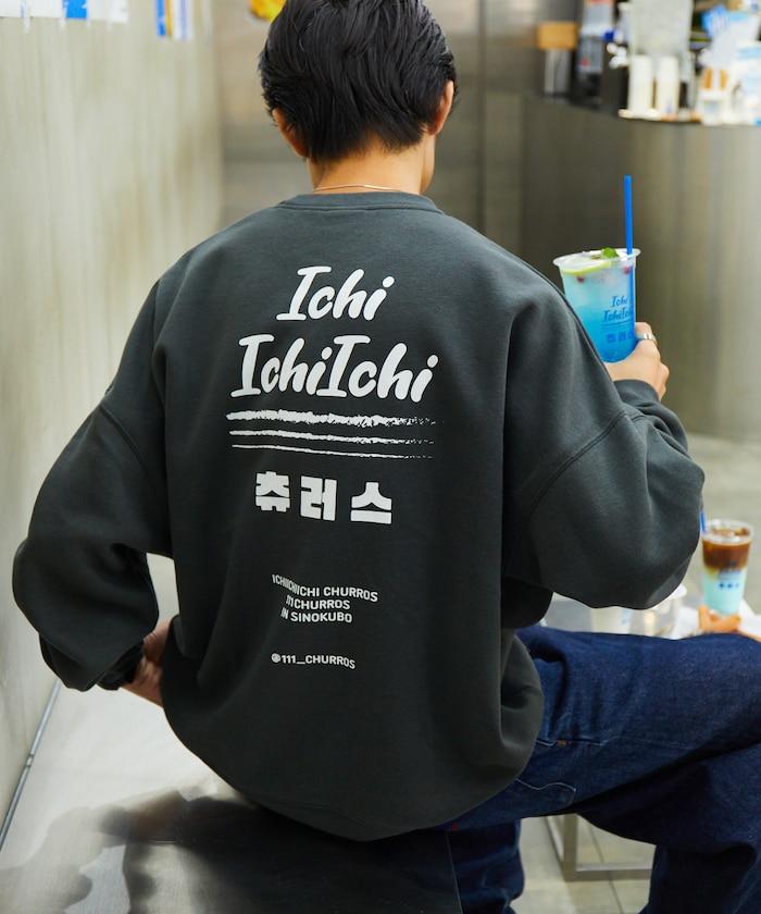 111根麵包條×FREAK'S STORE 大尺寸 後背印花 圓領衛衣