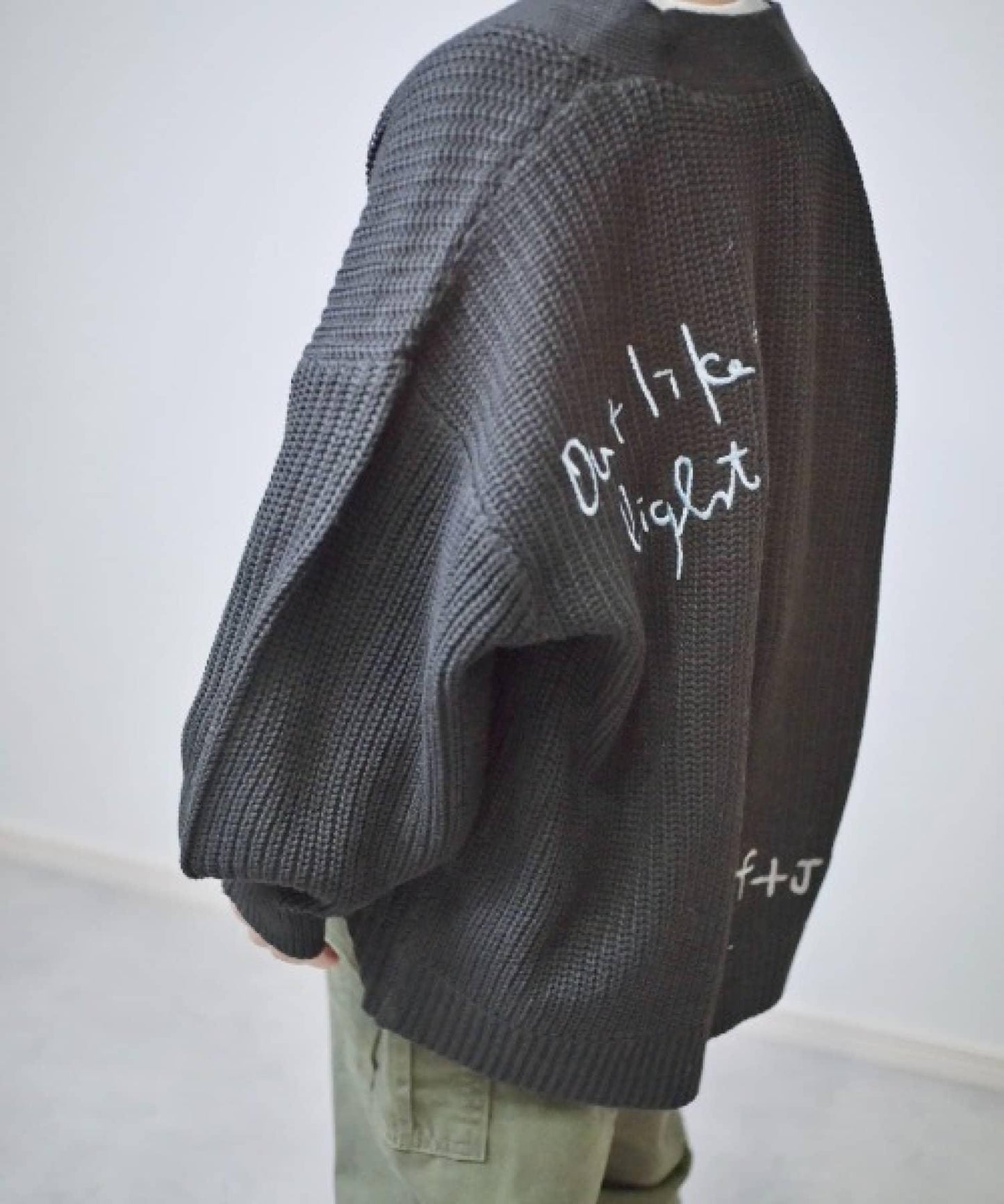 【兒童】點綴刺繡針織開衫