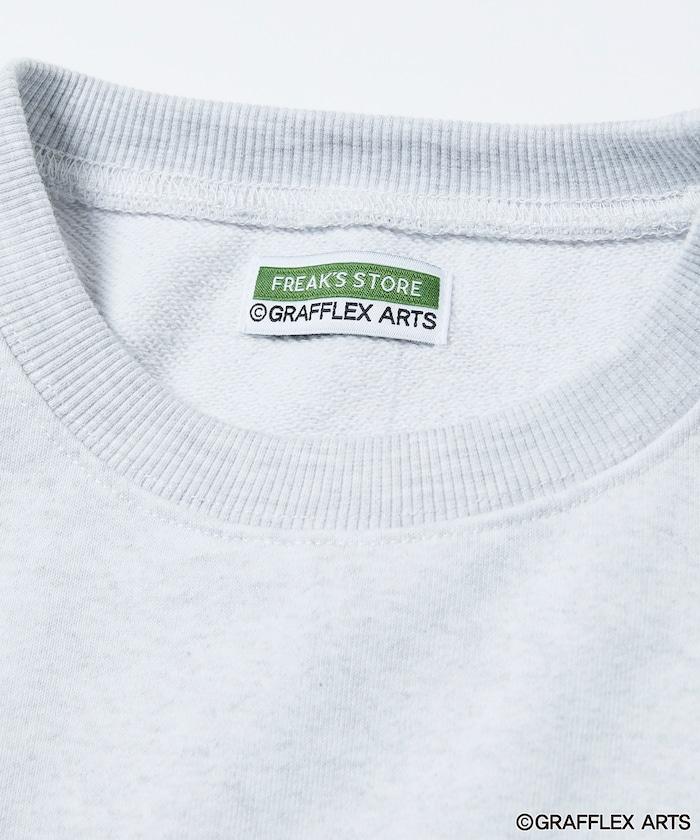 版 GRAFFLEX SMILE EVERYDAY3 背部刺繡毛氈設計 圓領衛衣