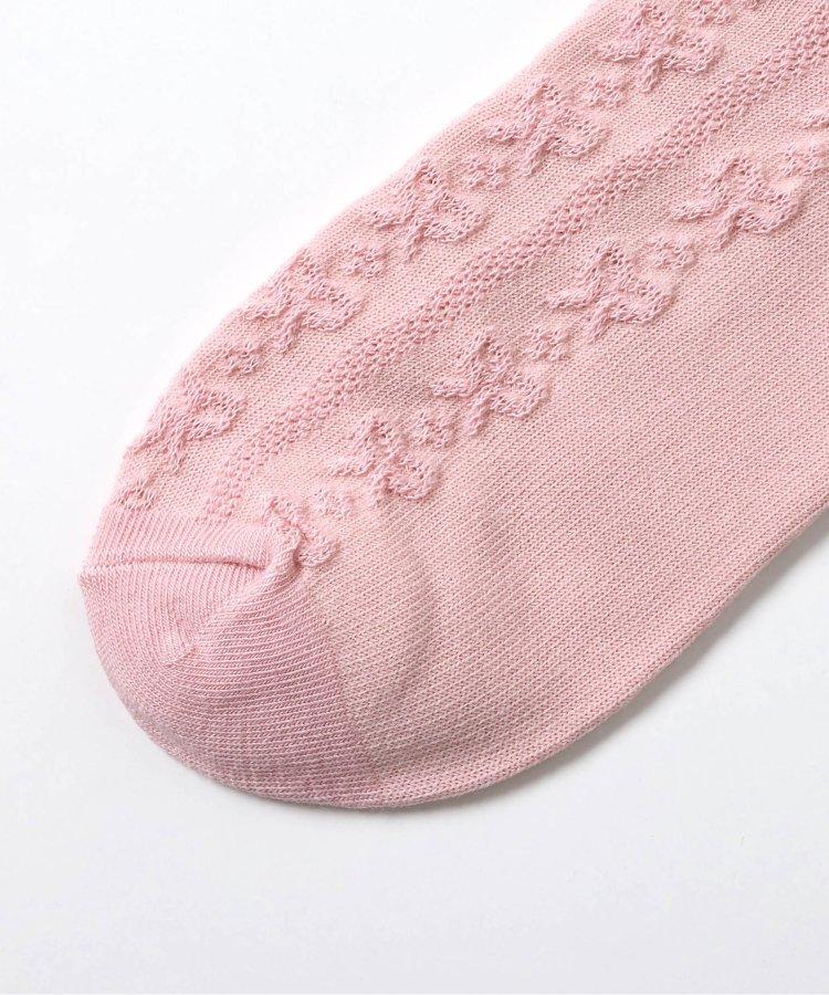 3P套裝 蝴蝶結圖案褶邊短襪