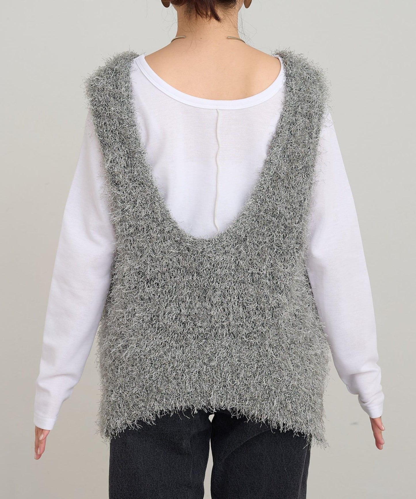 【2025年春夏新款】深色混紡羽絨馬甲