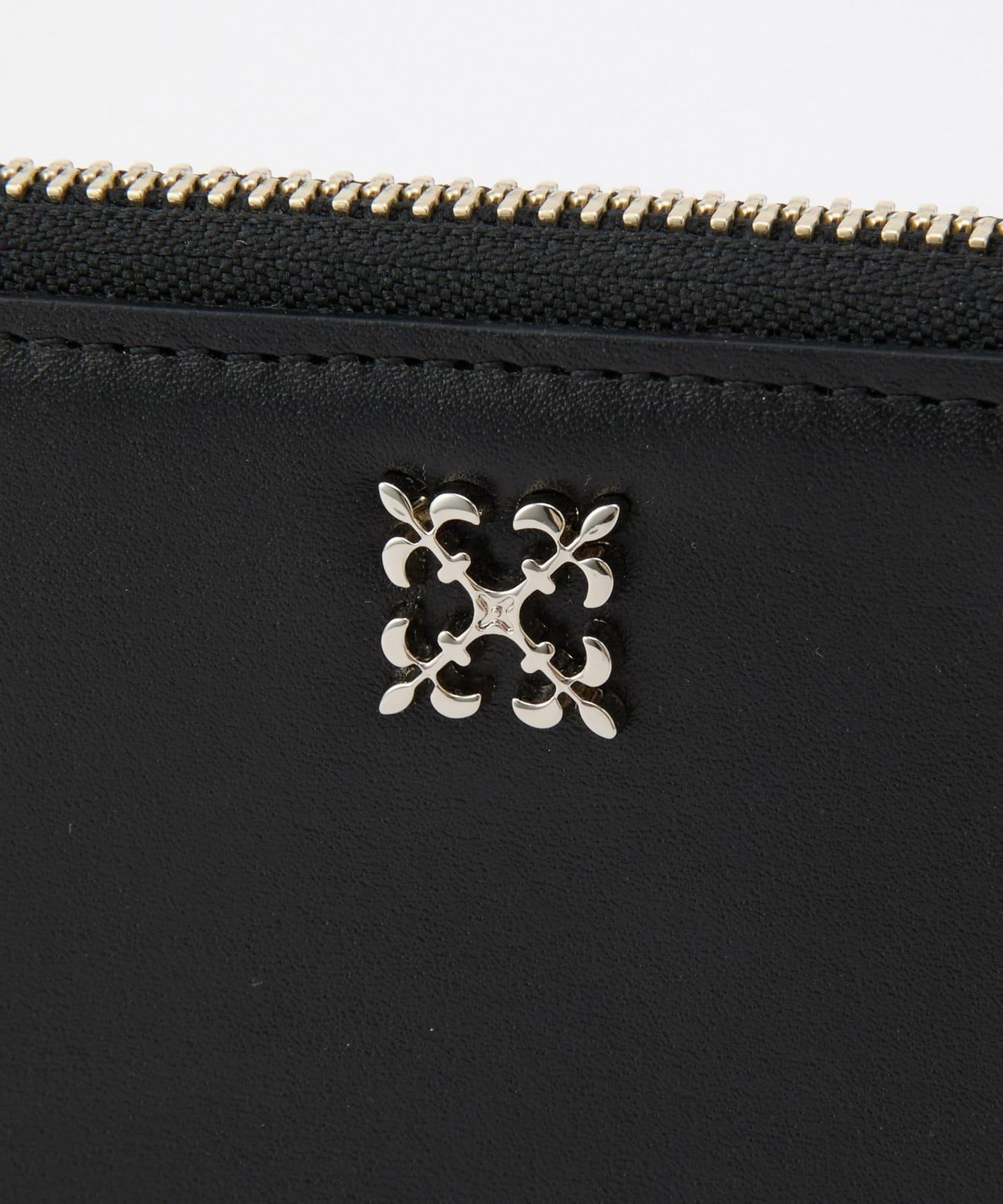 迷你單色印花長款錢包