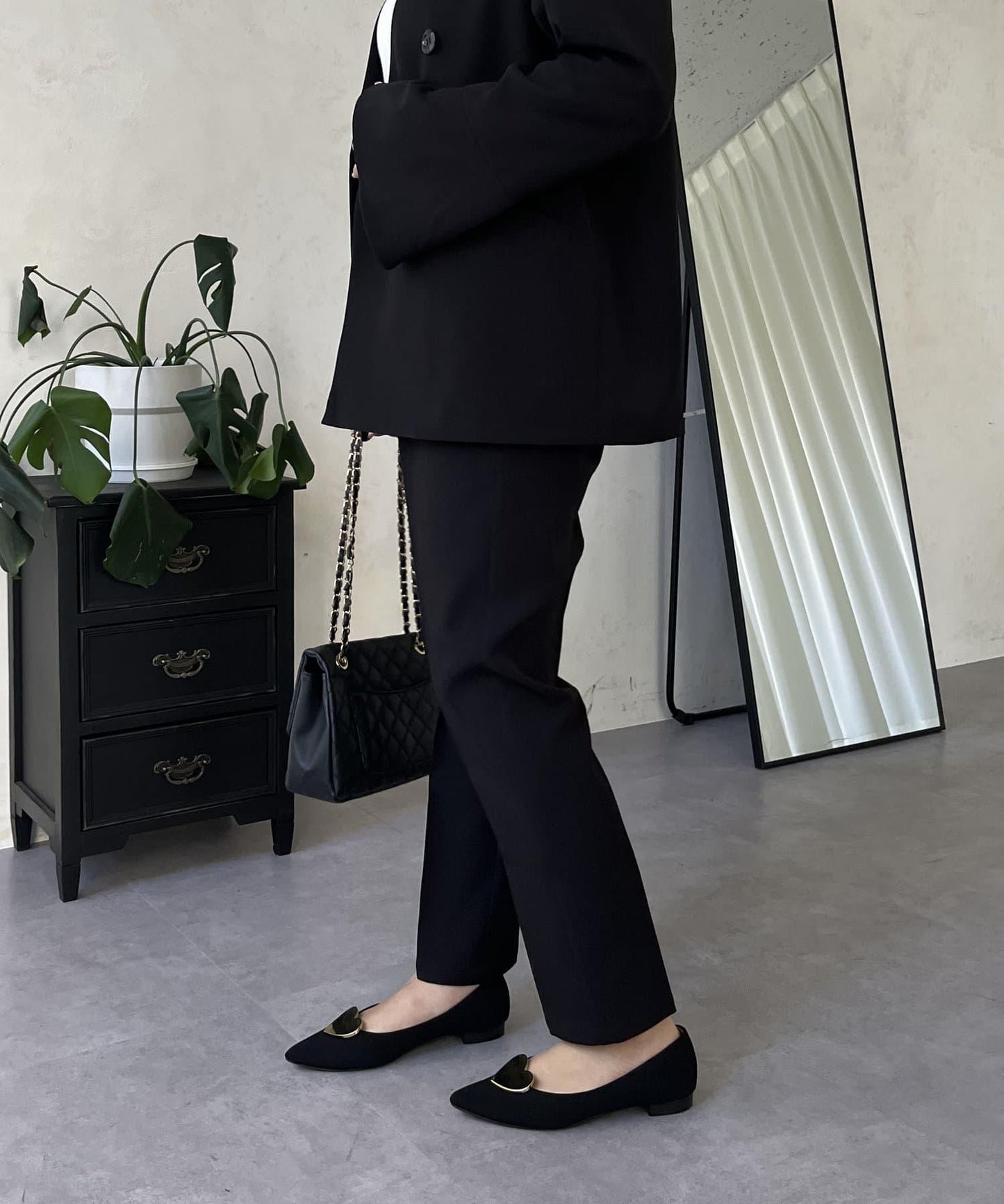【媽媽監修!禮服系列】修身錐形褲