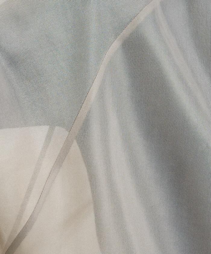 透明紙板紐扣開衫