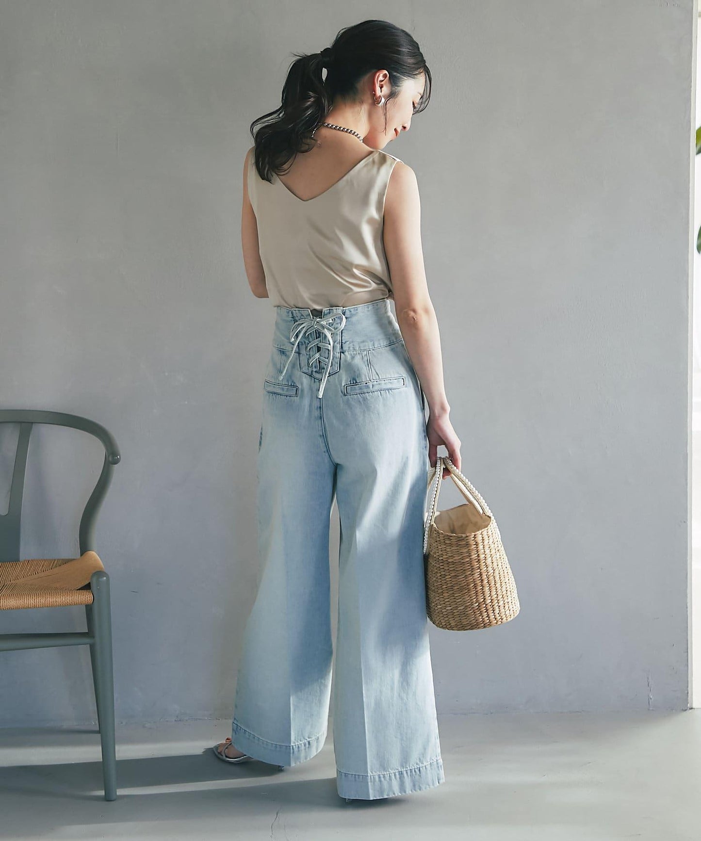 【miki監修・新色登場・名品】緞面兩穿背心