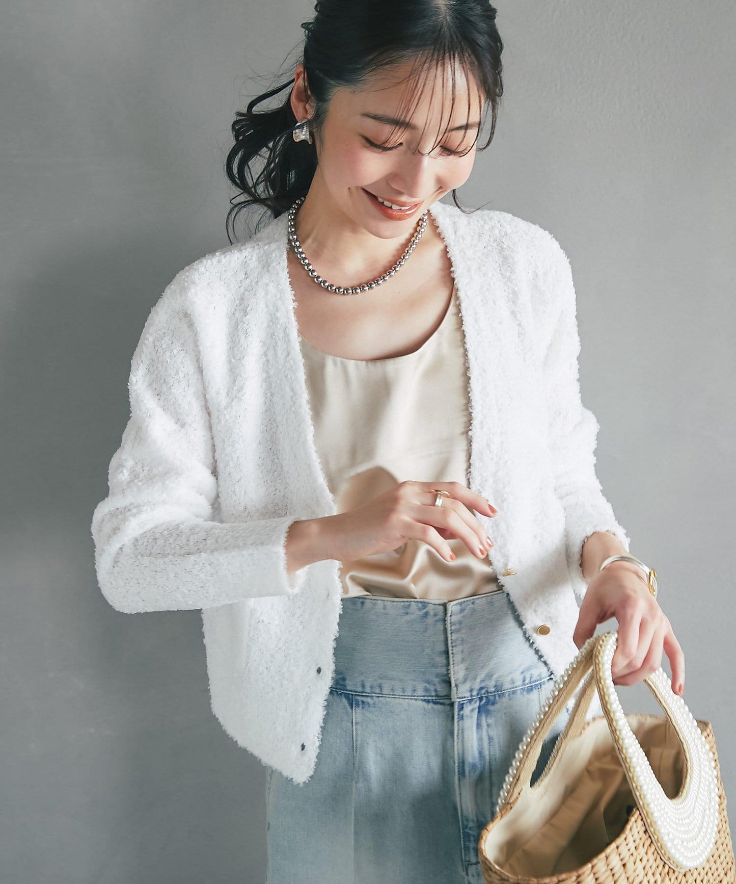 【miki監修・新色登場・名品】緞面兩穿背心