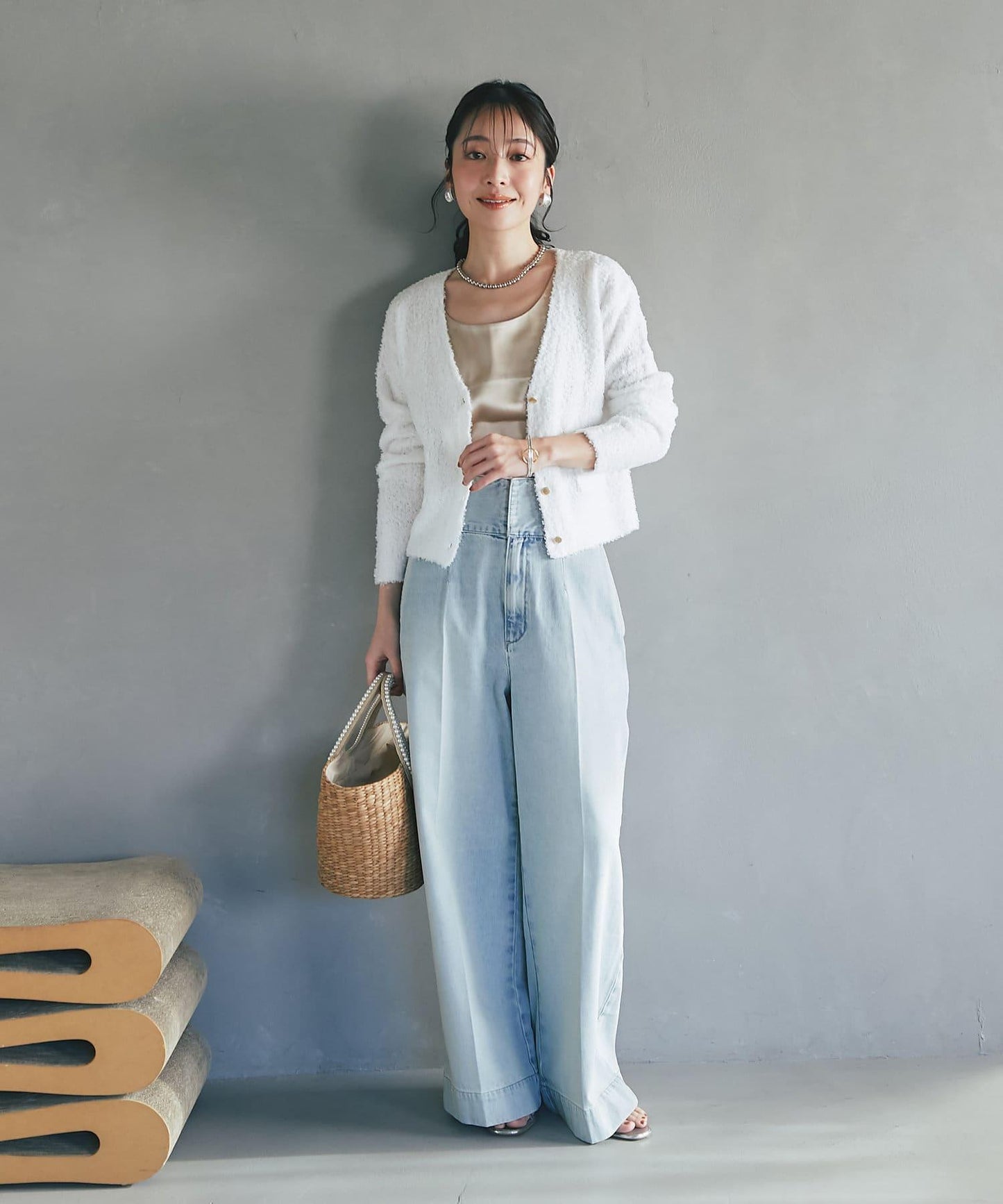 【miki監修・新色登場・名品】緞面兩穿背心