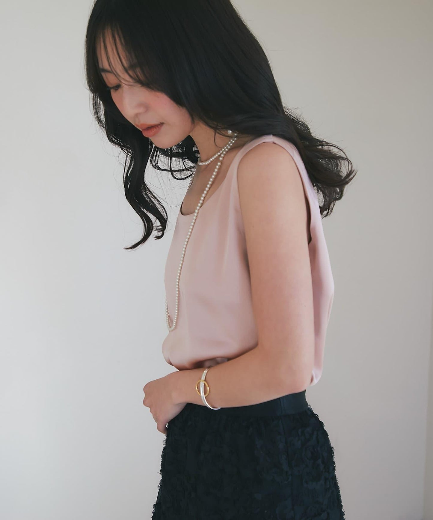 【miki監修・新色登場・名品】緞面兩穿背心