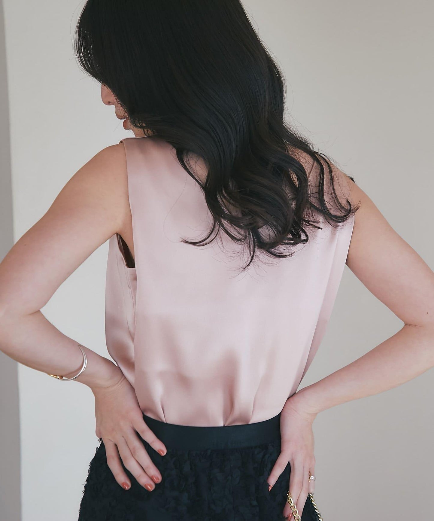 【miki監修・新色登場・名品】緞面兩穿背心