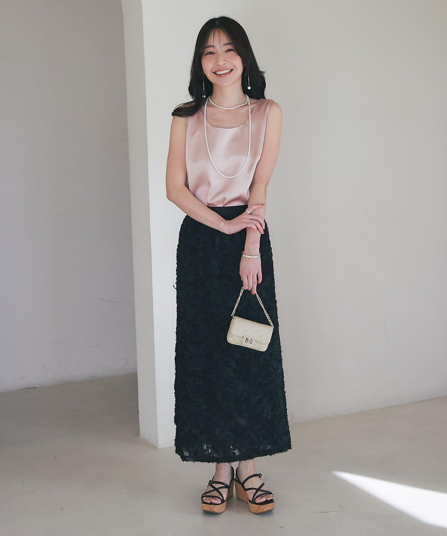 【miki監修・新色登場・名品】緞面兩穿背心