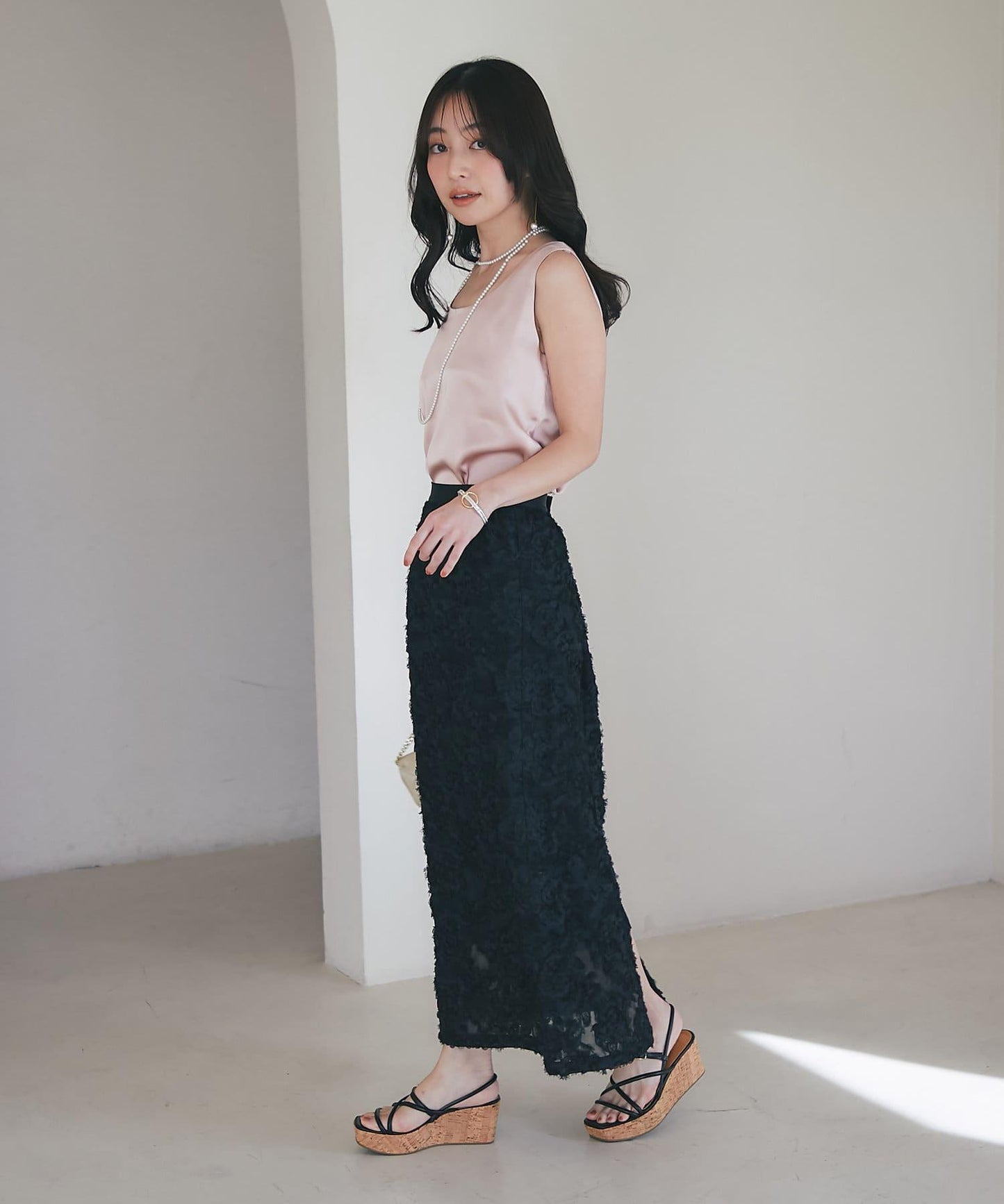 【miki監修・新色登場・名品】緞面兩穿背心