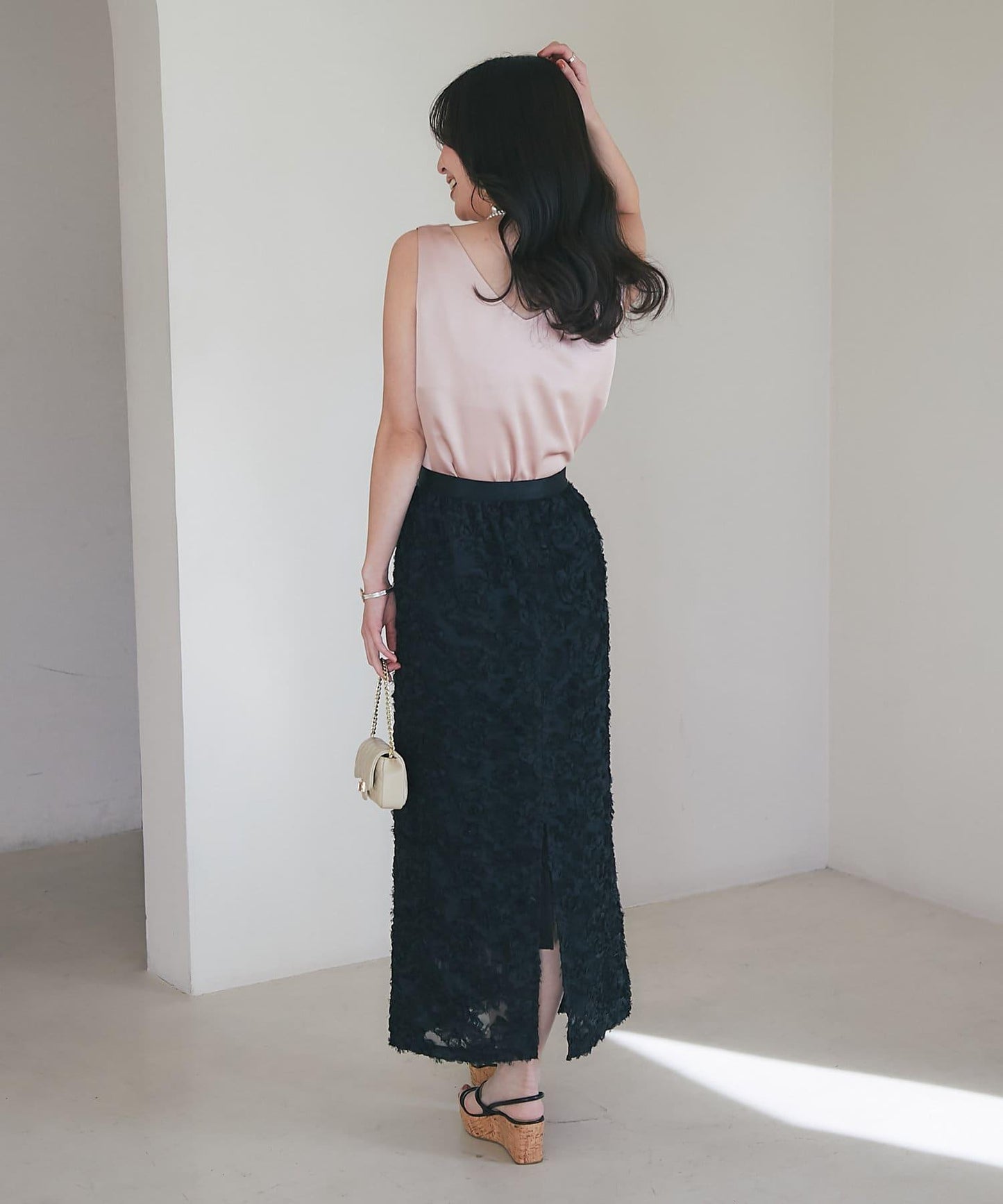 【miki監修・新色登場・名品】緞面兩穿背心