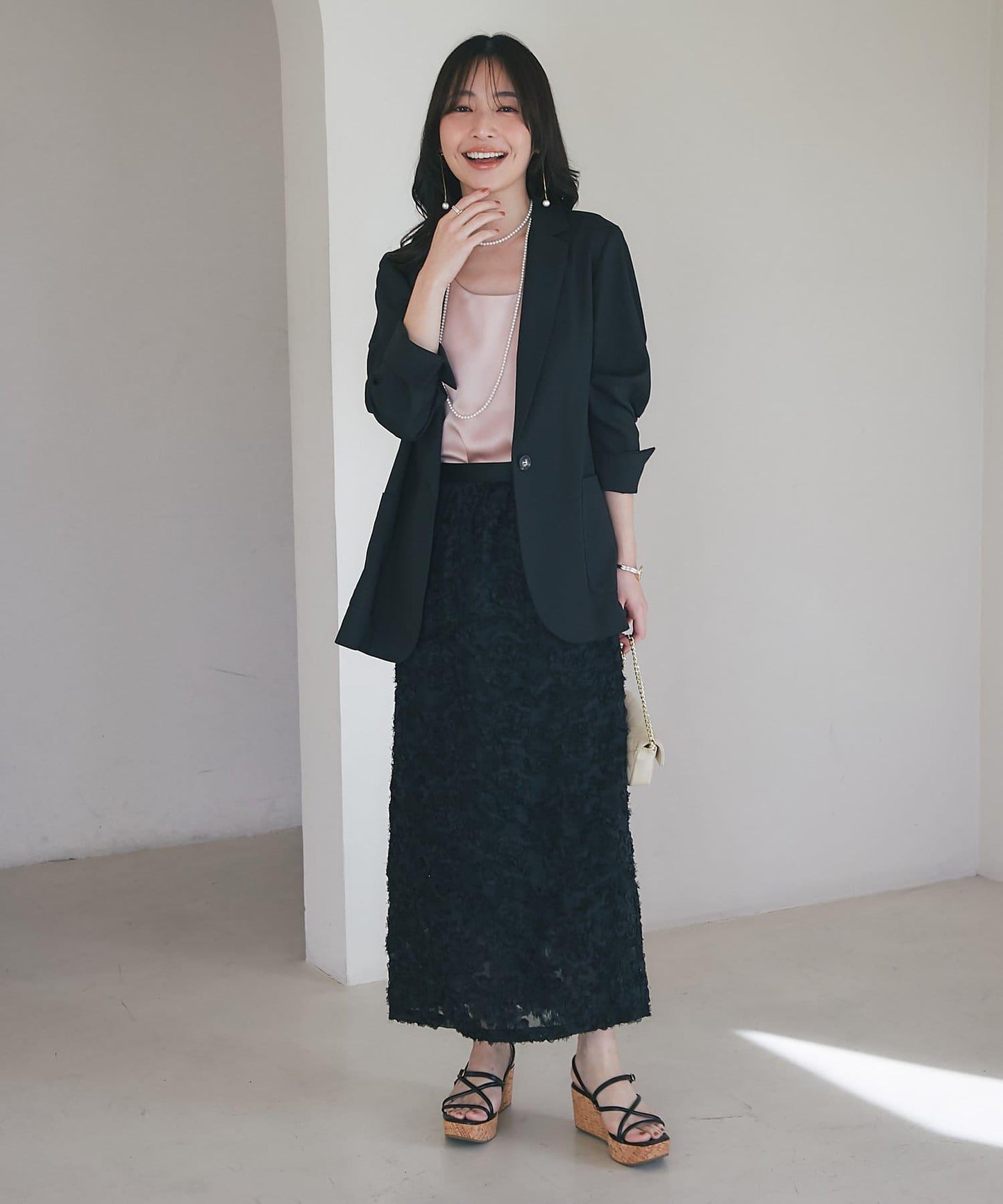 【miki監修・新色登場・名品】緞面兩穿背心