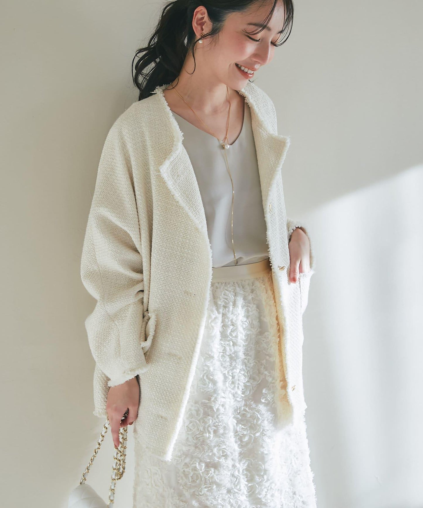 【miki監修・新色登場・名品】緞面兩穿背心