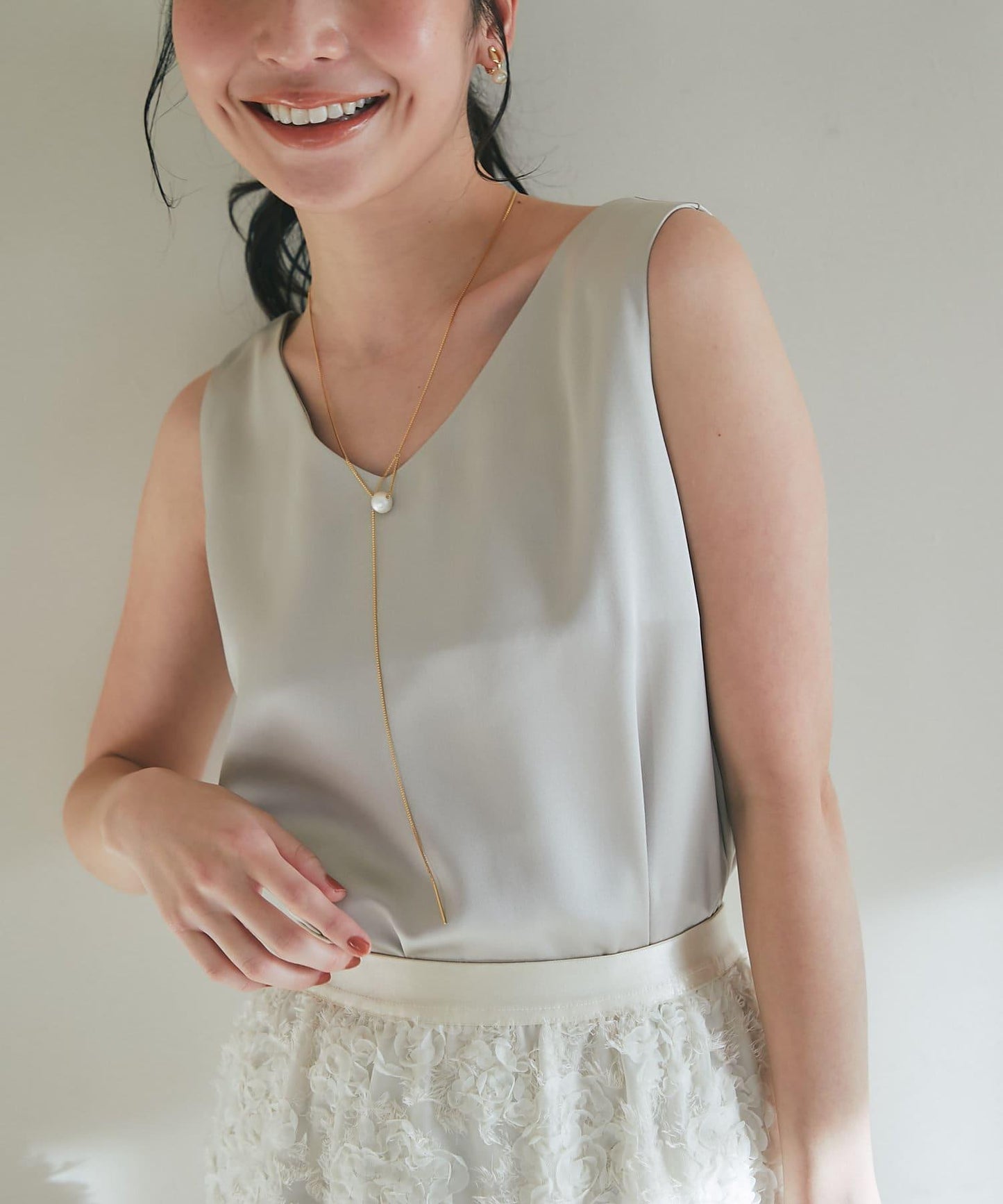 【miki監修・新色登場・名品】緞面兩穿背心