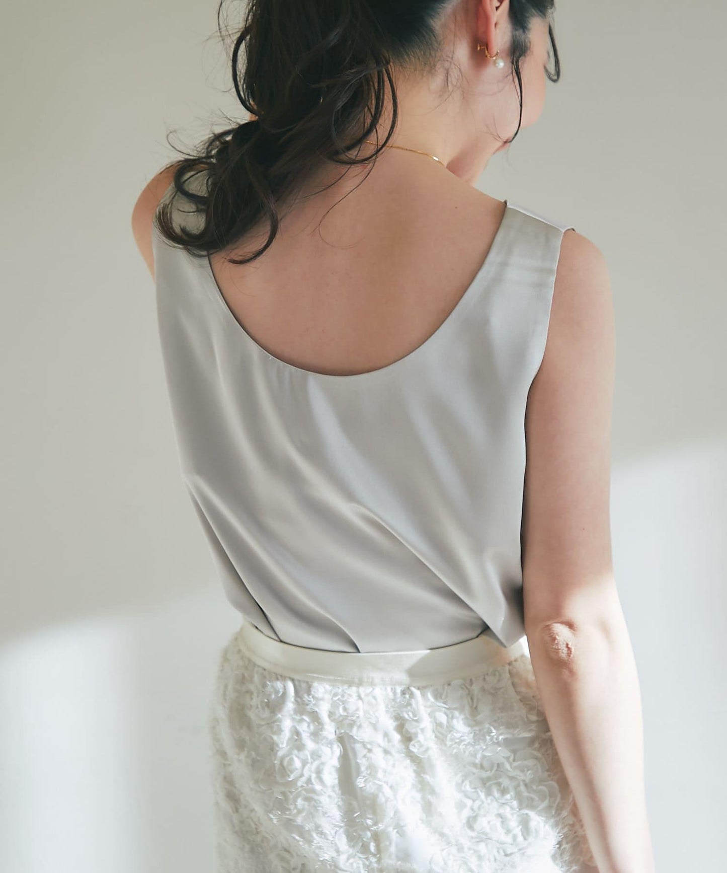 【miki監修・新色登場・名品】緞面兩穿背心