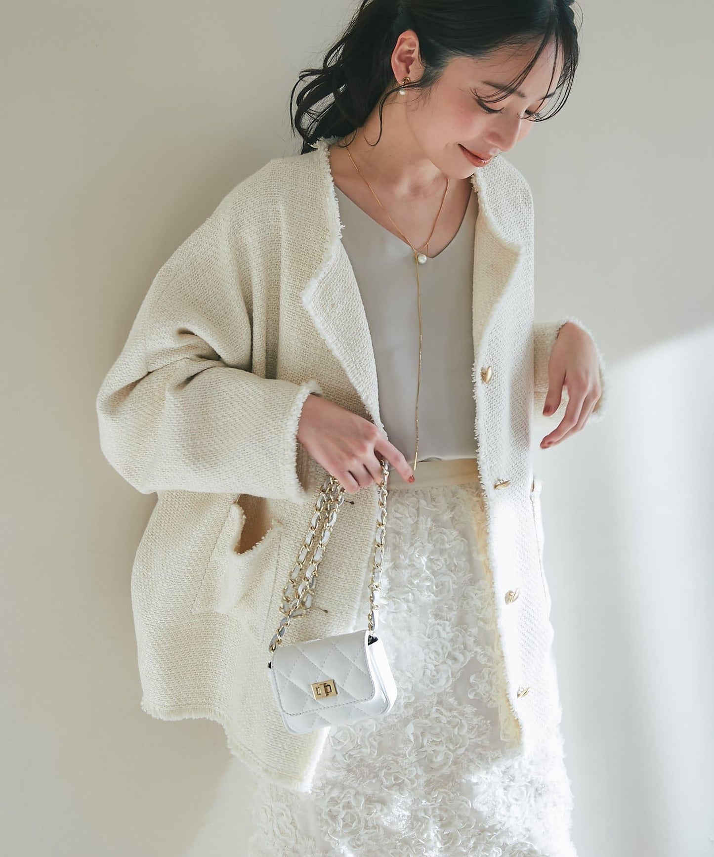 【miki監修・新色登場・名品】緞面兩穿背心