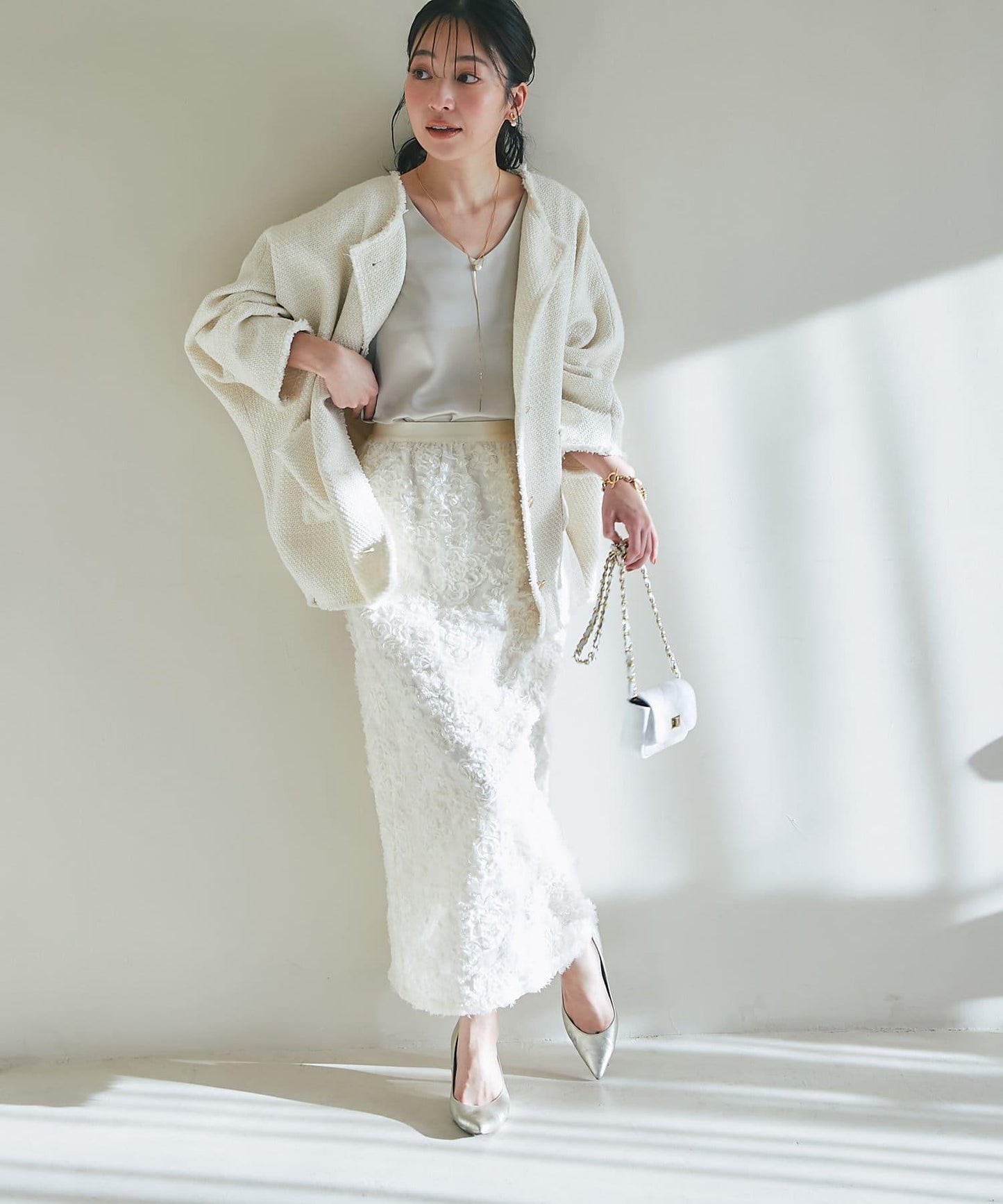 【miki監修・新色登場・名品】緞面兩穿背心